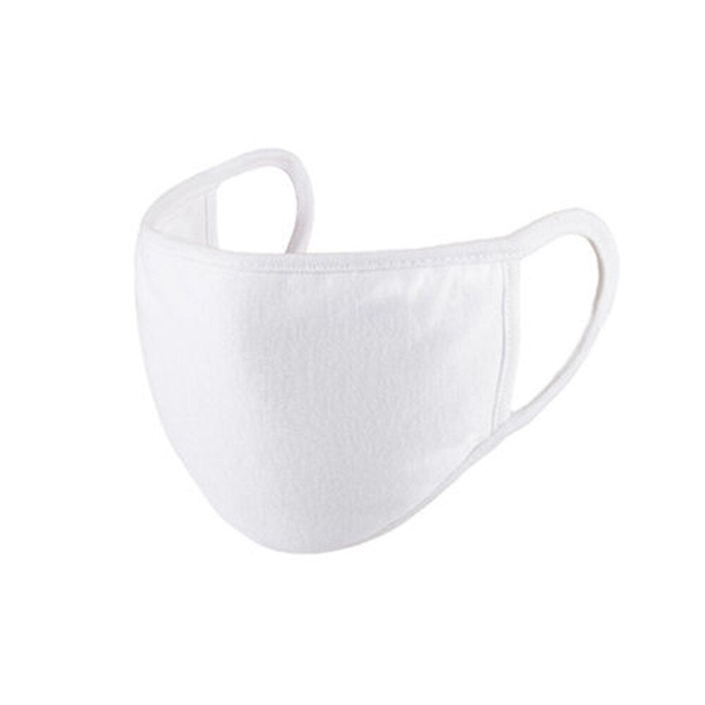 1pc Cotton Two-layer Mouth Mask Dustproof Reusable Washable Mask Men Women Breathable Earloops Face Mask for corona virus