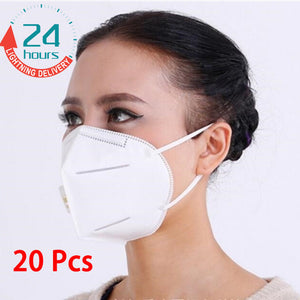 Wholesale KN90 Vertical Folding Fliter Cotton Mouth Mask prevent Anti Corona Virus COVID-19 Dust Smell Healthy Tool Masks