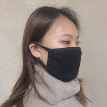 Load image into Gallery viewer, 1pc Cotton Two-layer Mouth Mask Dustproof Reusable Washable Mask Men Women Breathable Earloops Face Mask for corona virus
